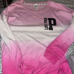 MEDIUM VS PINK OMBRE LONG SLEEVE